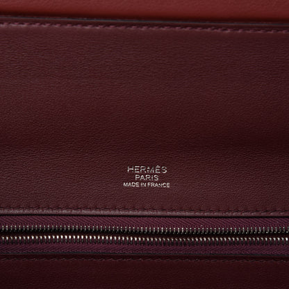 Hermes Togo Swift 24/24 35 Bordeaux Rouge H 10 of 13
