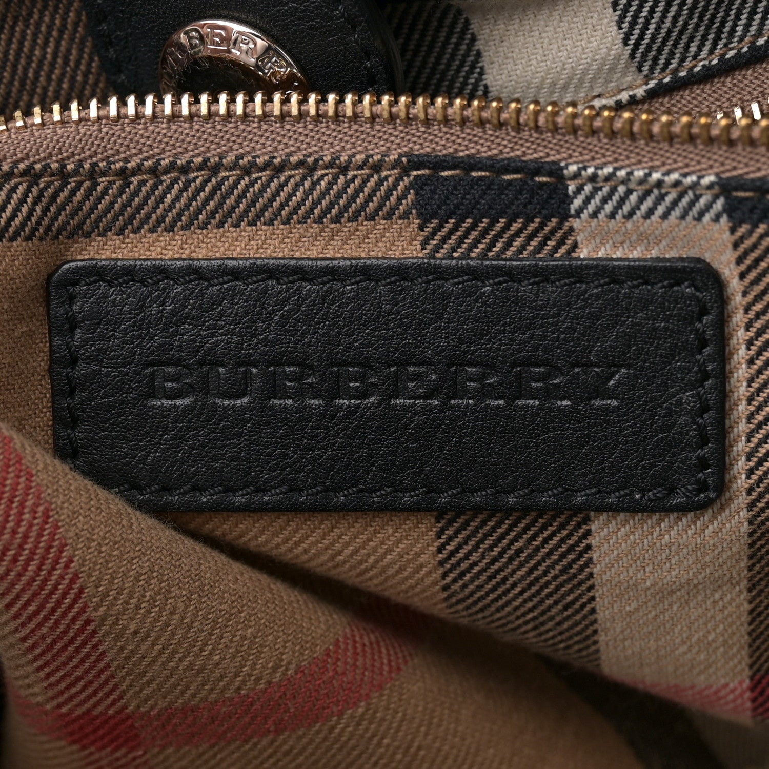 Burberry Smooth Calfskin Medium Sartorial Banner Tote Black 6 of 15