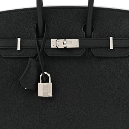 Hermes Togo Birkin 25 Black 8 of 11
