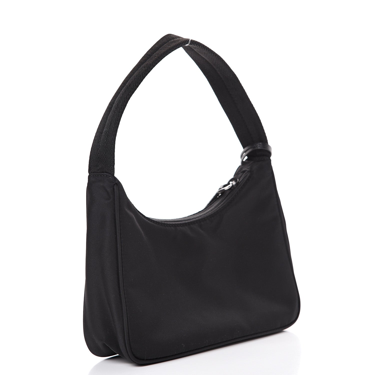 Prada Tessuto Nylon Mini Re-Edition 2000 Bag Black 2 of 9