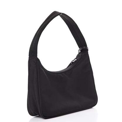 Prada Tessuto Nylon Mini Re-Edition 2000 Bag Black 2 of 9