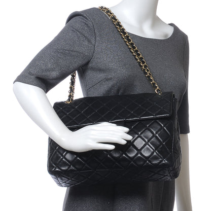 Chanel Lambskin Maxi Single Flap Black 2 of 7
