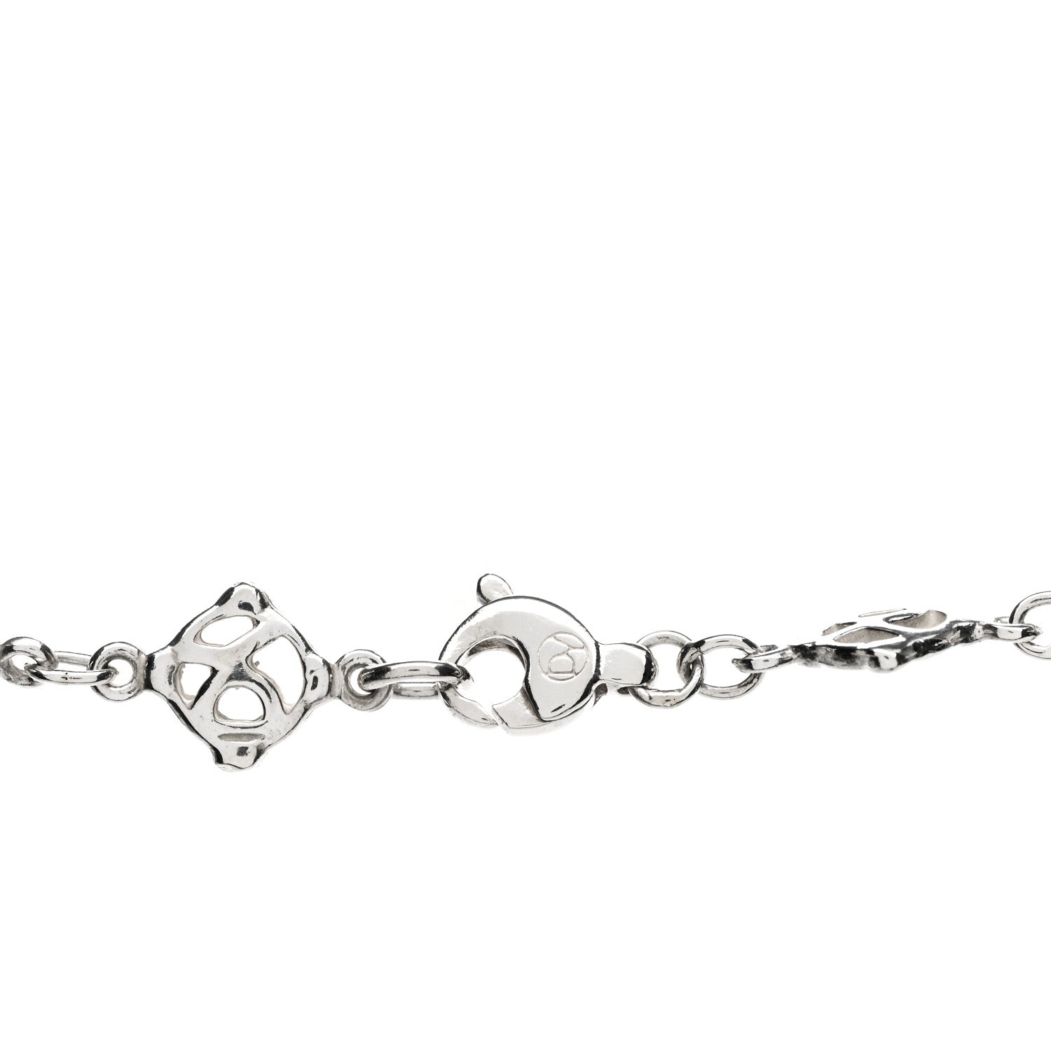 David Yurman Sterling Silver 18K Yellow Gold Logo Chain Necklace 3 of 3