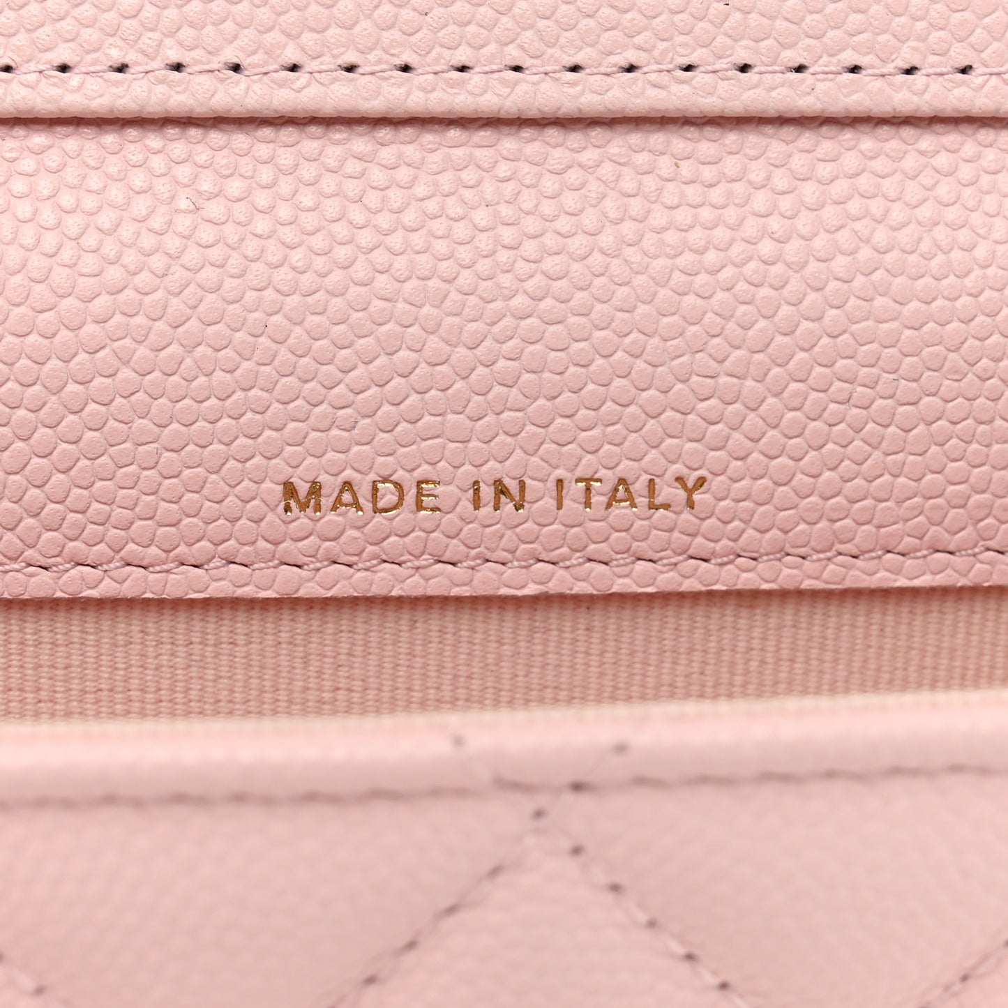 Caviar Quilted Mini Chain Bag Pink