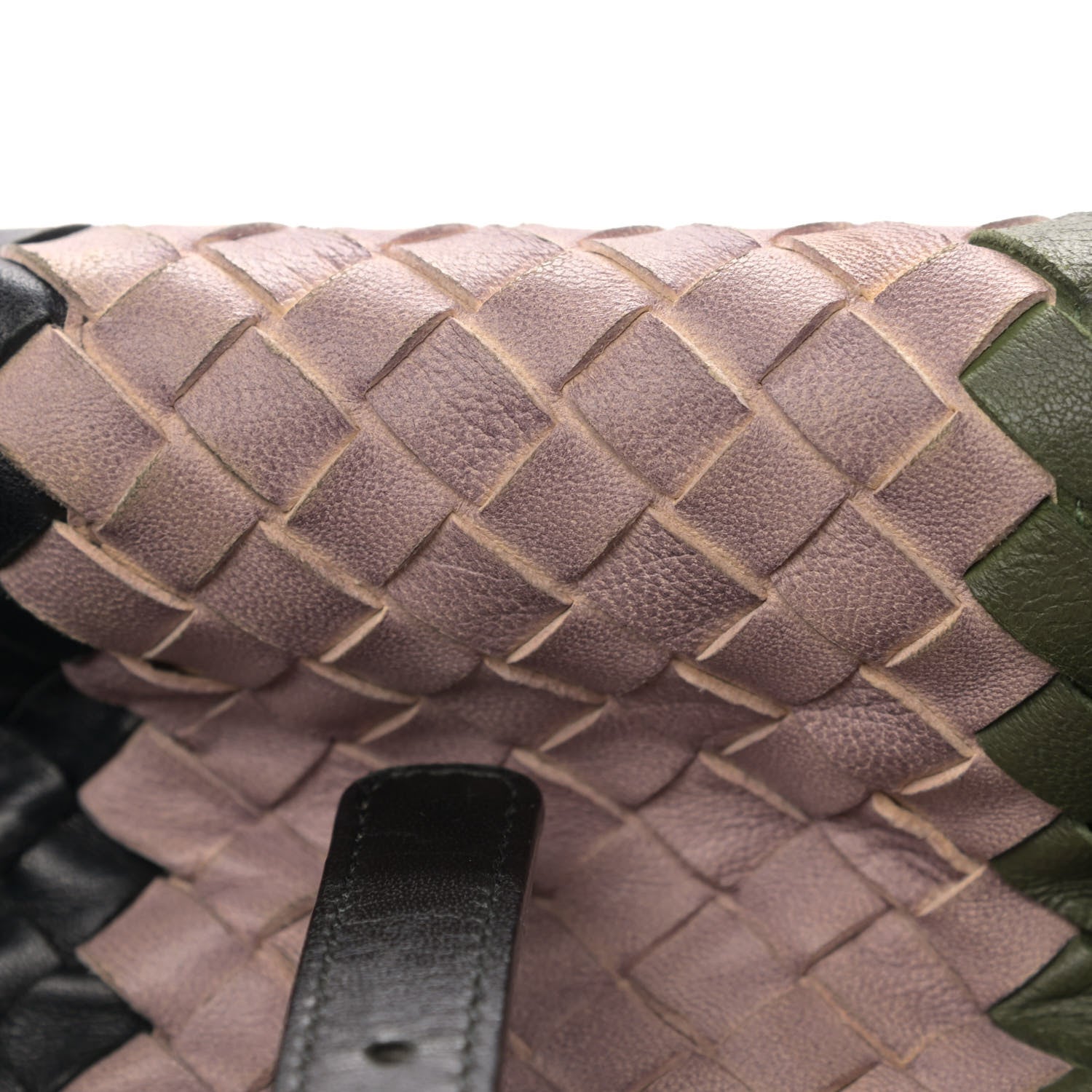 Bottega Veneta Nappa Intrecciato Rings Satchel Multicolor 15 of 17