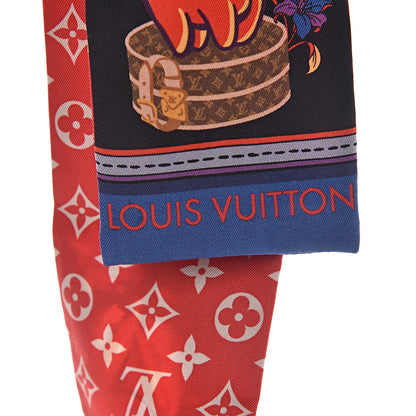 Louis Vuitton Silk Monogram Superstition Bandeau Black 3 of 4