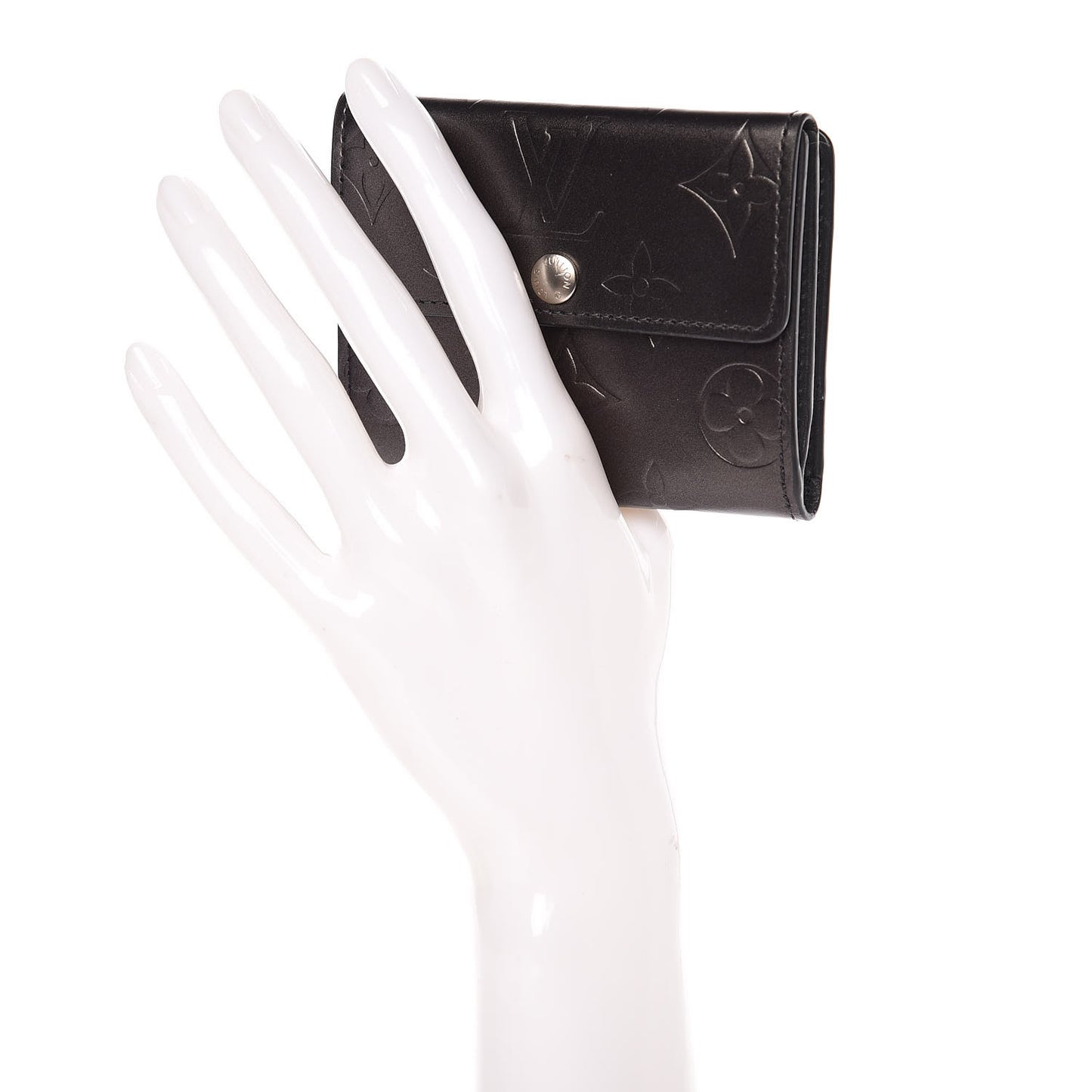 Mat Monogram Ludlow Wallet Black