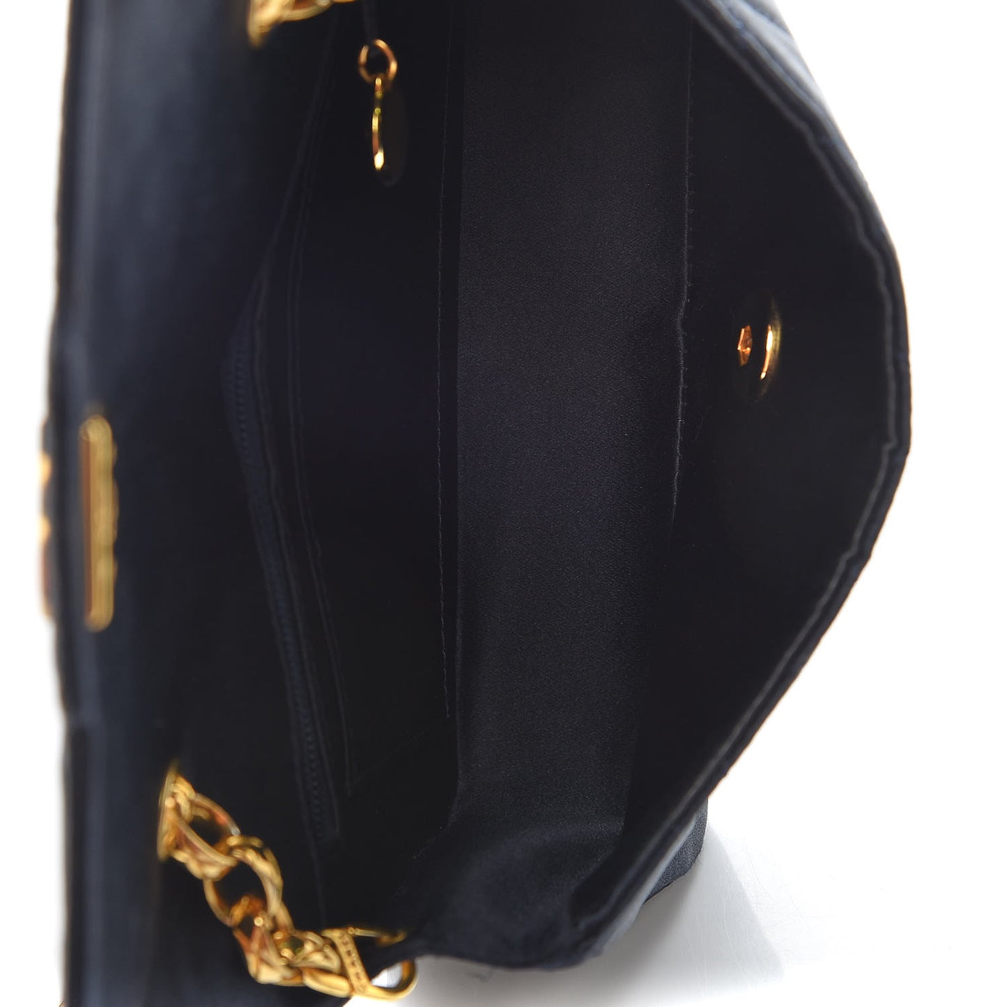 Lambskin Jumbo Flap Black