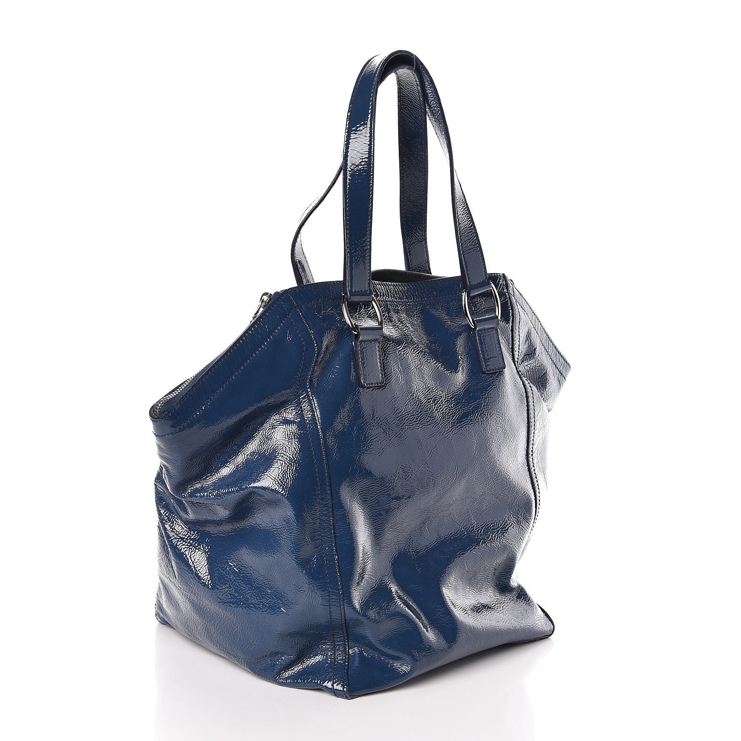 Saint Laurent Patent Medium Downtown Blue 3 of 12