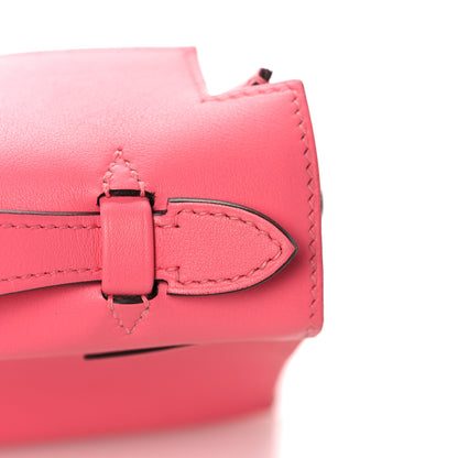 Hermes Swift Kelly Pochette Clutch Rose Azalee 15 of 26