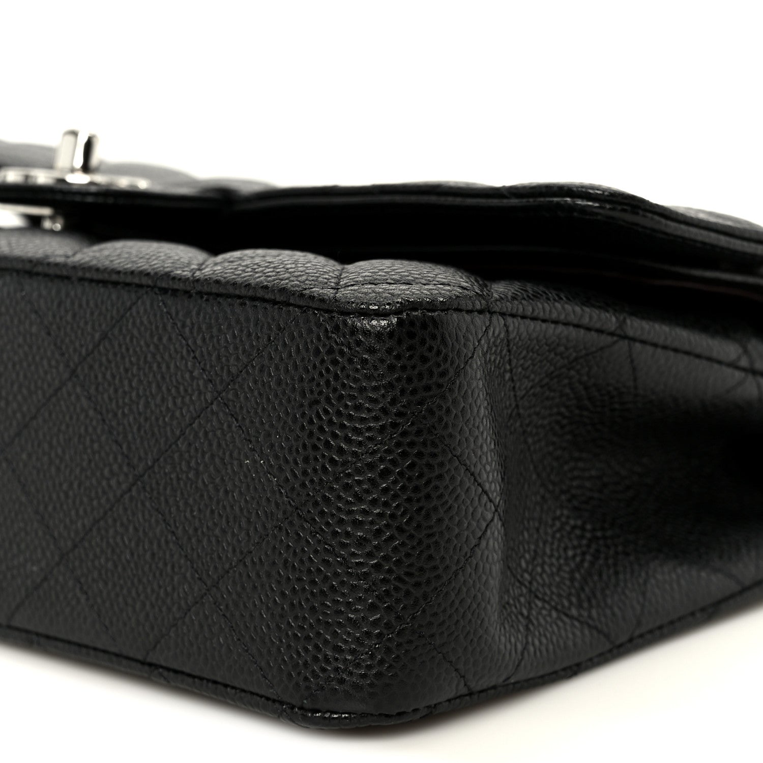 Chanel Caviar Quilted Medium Double Flap Black 11 of 12