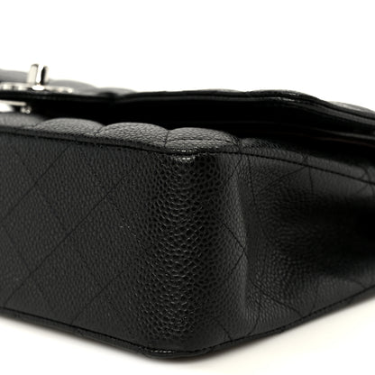 Chanel Caviar Quilted Medium Double Flap Black 11 of 12