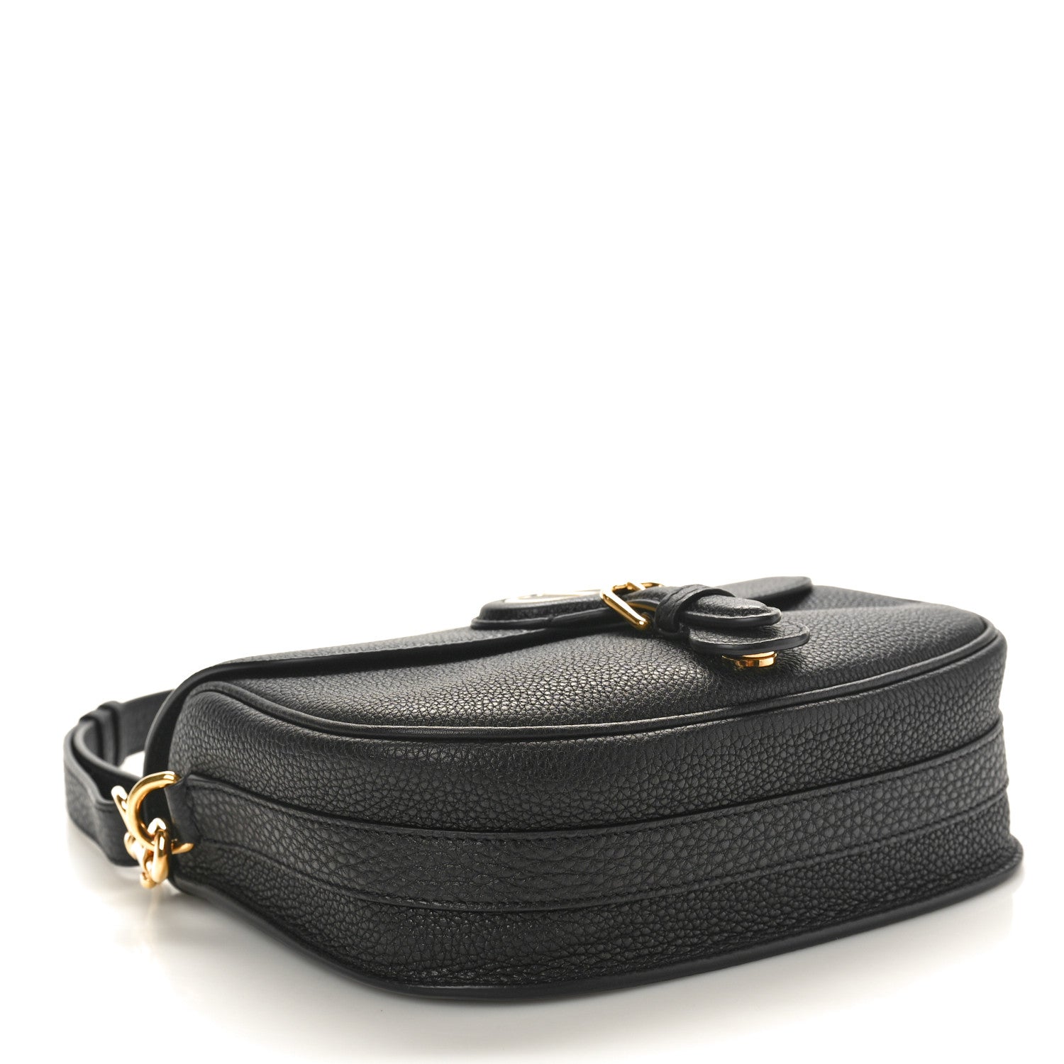 Christian Dior Grained Calfskin Medium Bobby Flap Black 7 of 12