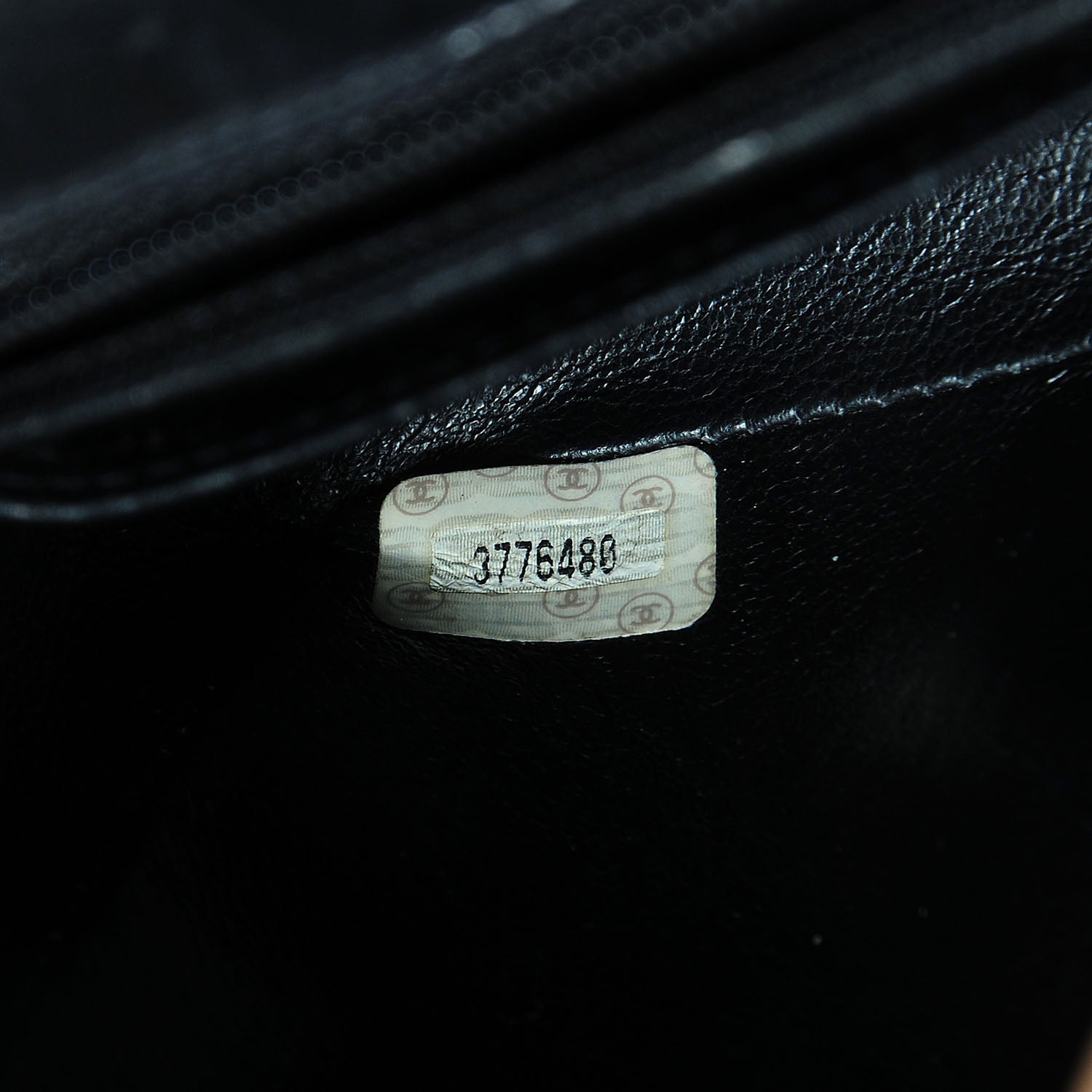 Chanel Lambskin Quilted Mini Square Flap Black 7 of 7