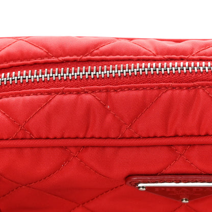 Prada Nylon Tessuto Impuntu Quilted Crossbody Bag Rosso 11 of 12
