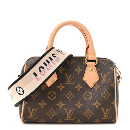 Louis Vuitton Monogram Speedy Bandouliere 20 Black 1 of 12