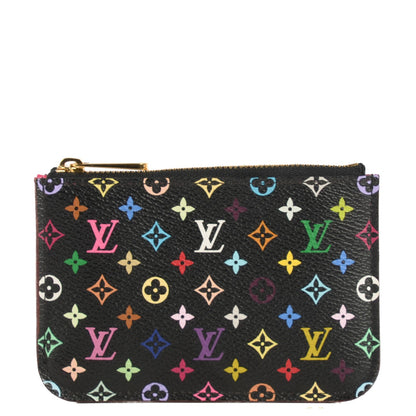 Louis Vuitton Monogram Multicolor Key Pouch Black Grenade 1 of 7