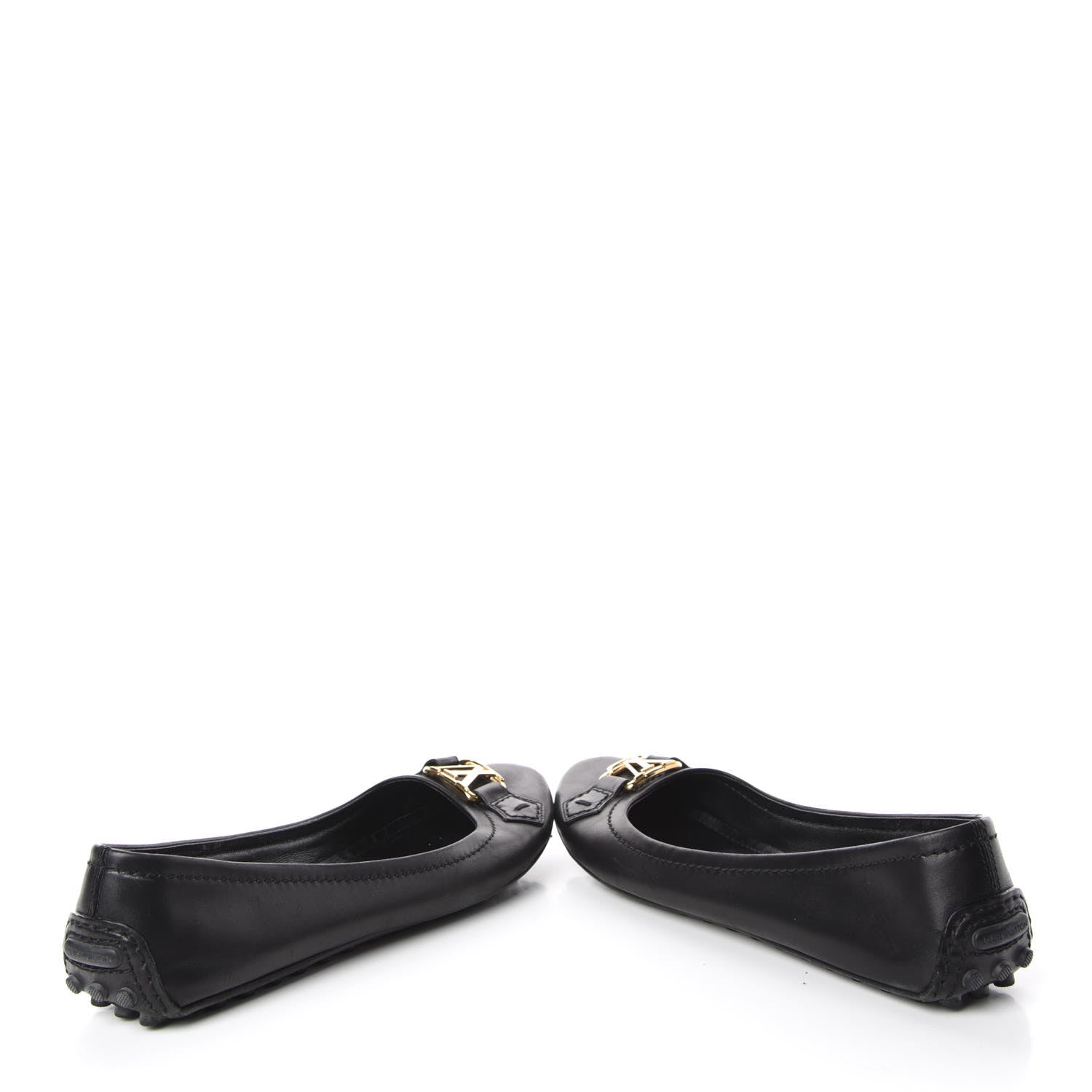 Louis Vuitton Calf Oxford Ballerina Flats 36.5 Black 6 of 12