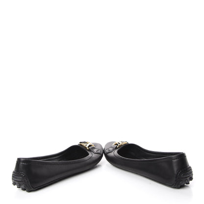 Louis Vuitton Calf Oxford Ballerina Flats 36.5 Black 6 of 12