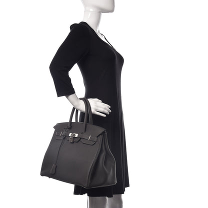 Hermes Togo Birkin 35 Graphite 2 of 35