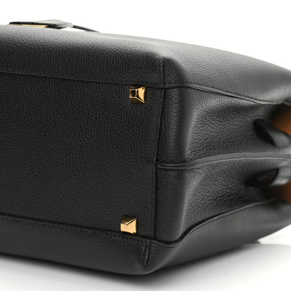 MCM Grained Calfskin Medium Milla Tote Black 11 of 11