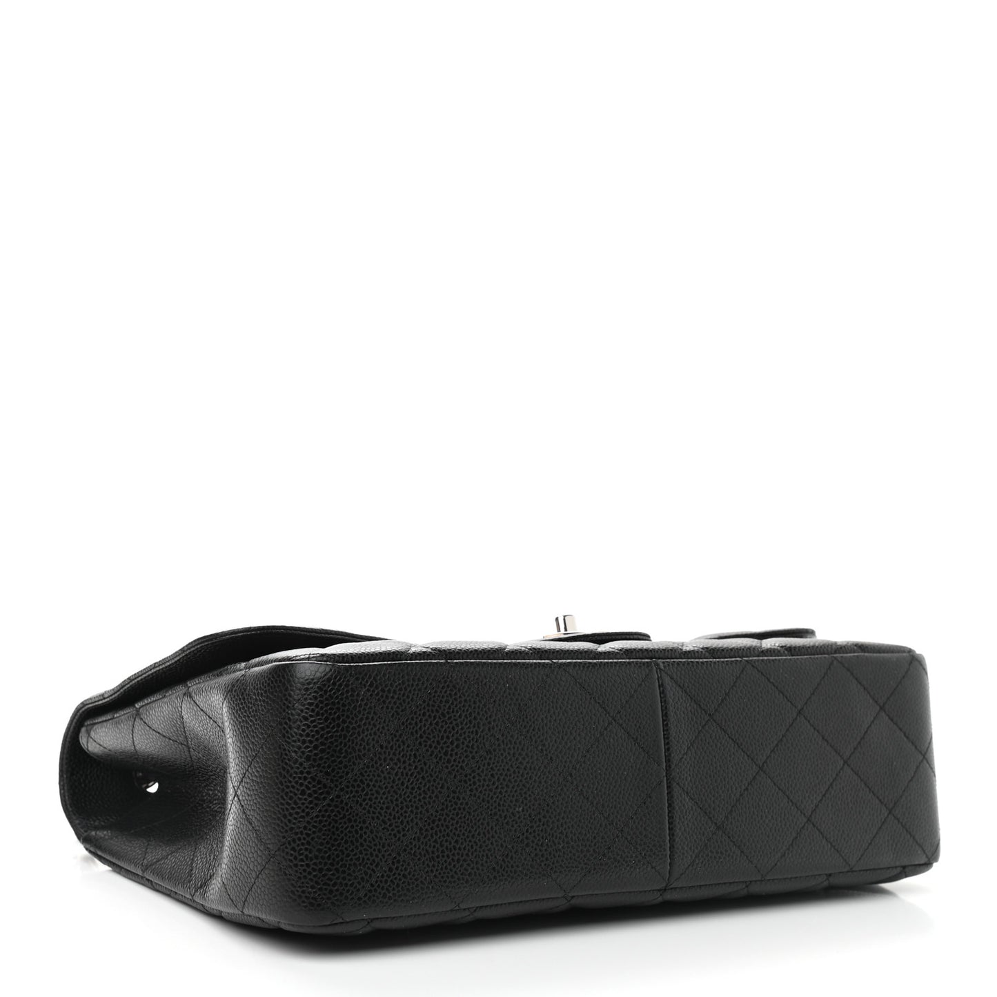 Caviar Quilted Jumbo Single Flap Black