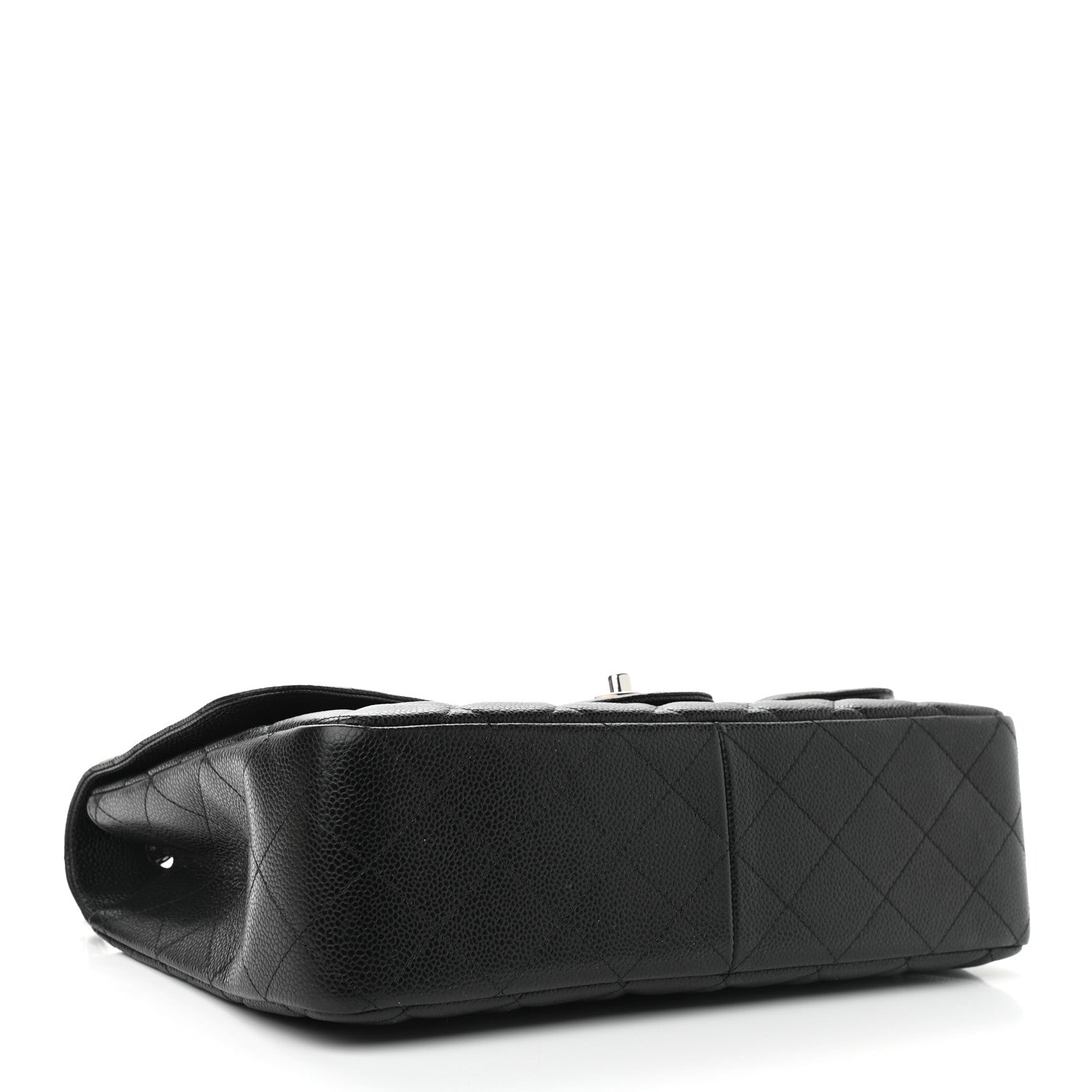 Chanel Caviar Quilted Jumbo Single Flap Black 4 of 12