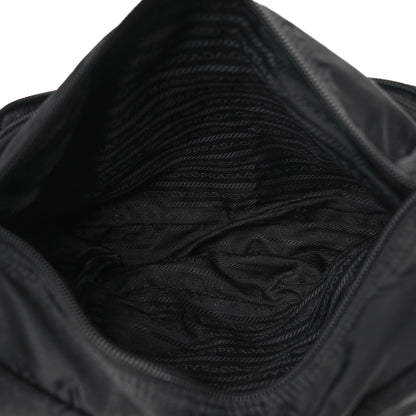 Prada Nylon Vela Messenger Bag Black 5 of 10