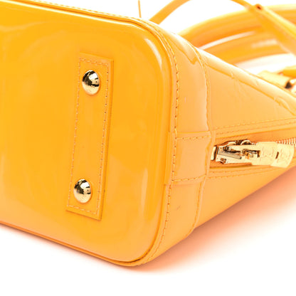 Louis Vuitton Vernis Alma BB Jaune Passion 5 of 9