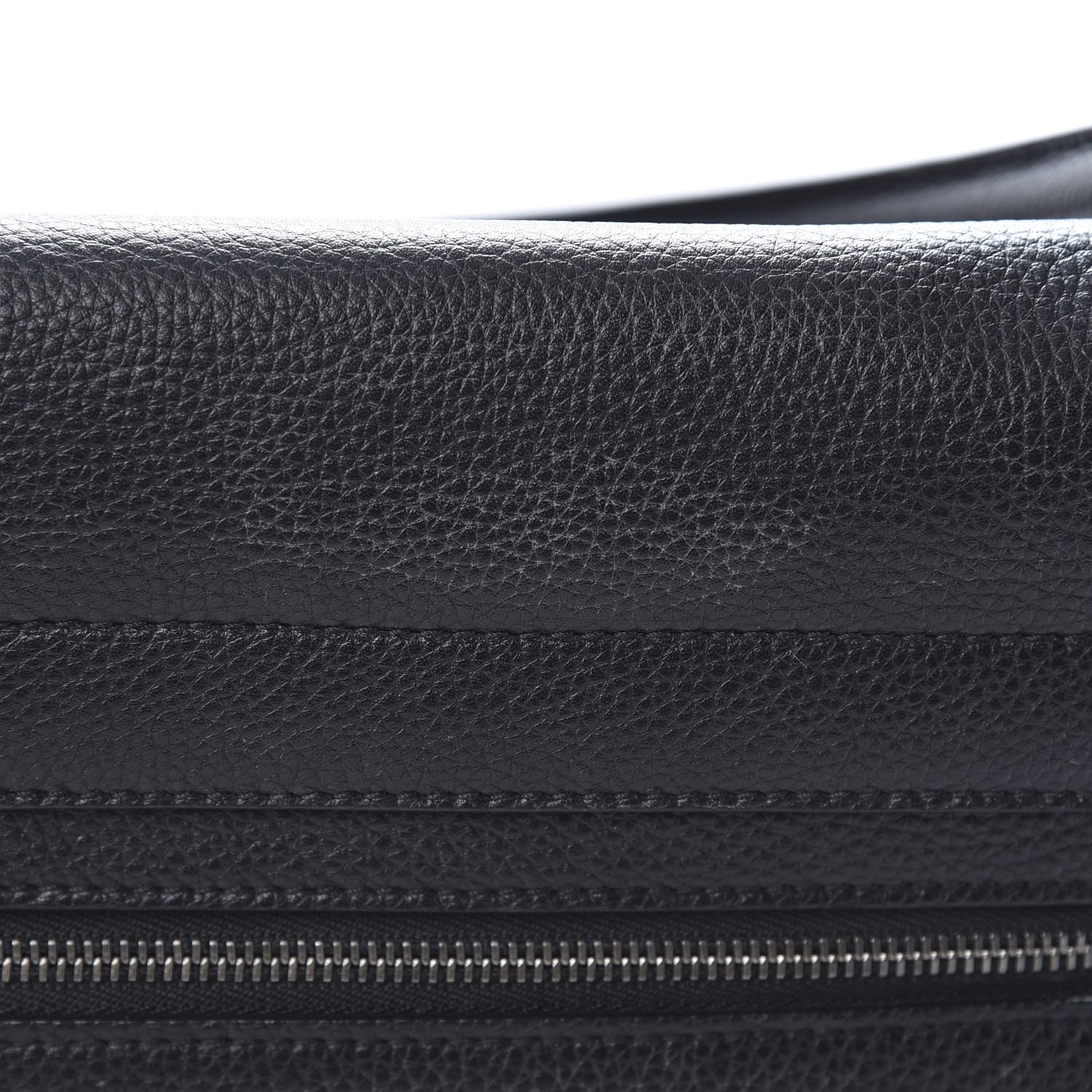 Celine Drummed Calfskin Suede Large Trapeze Black 14 of 14
