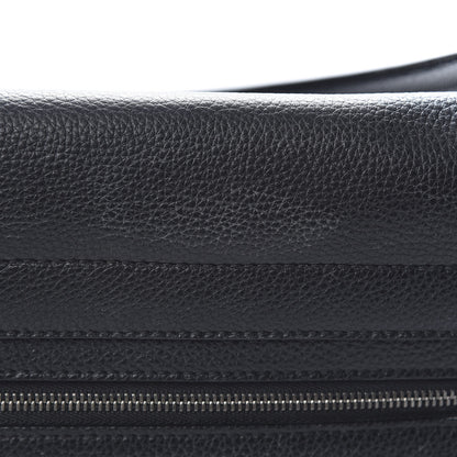 Celine Drummed Calfskin Suede Large Trapeze Black 14 of 14