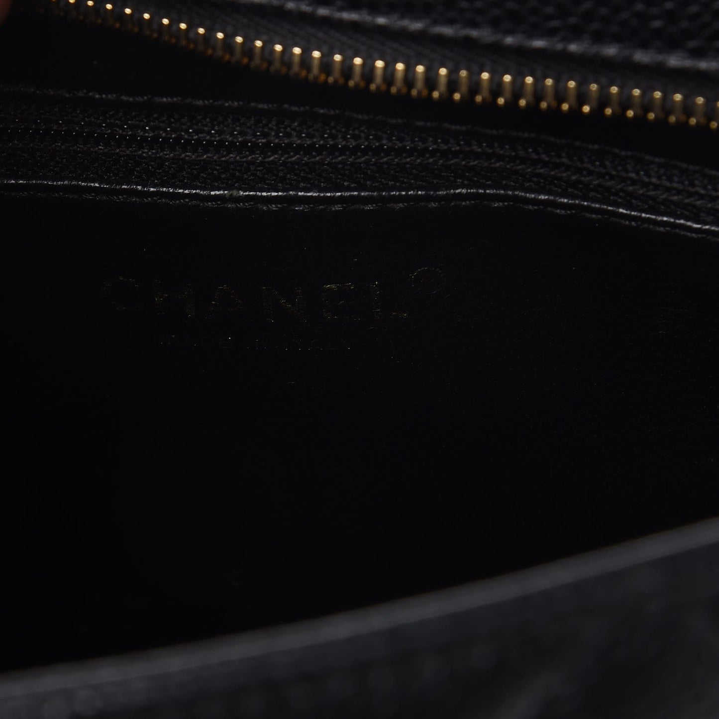 Caviar Medallion Tote Black