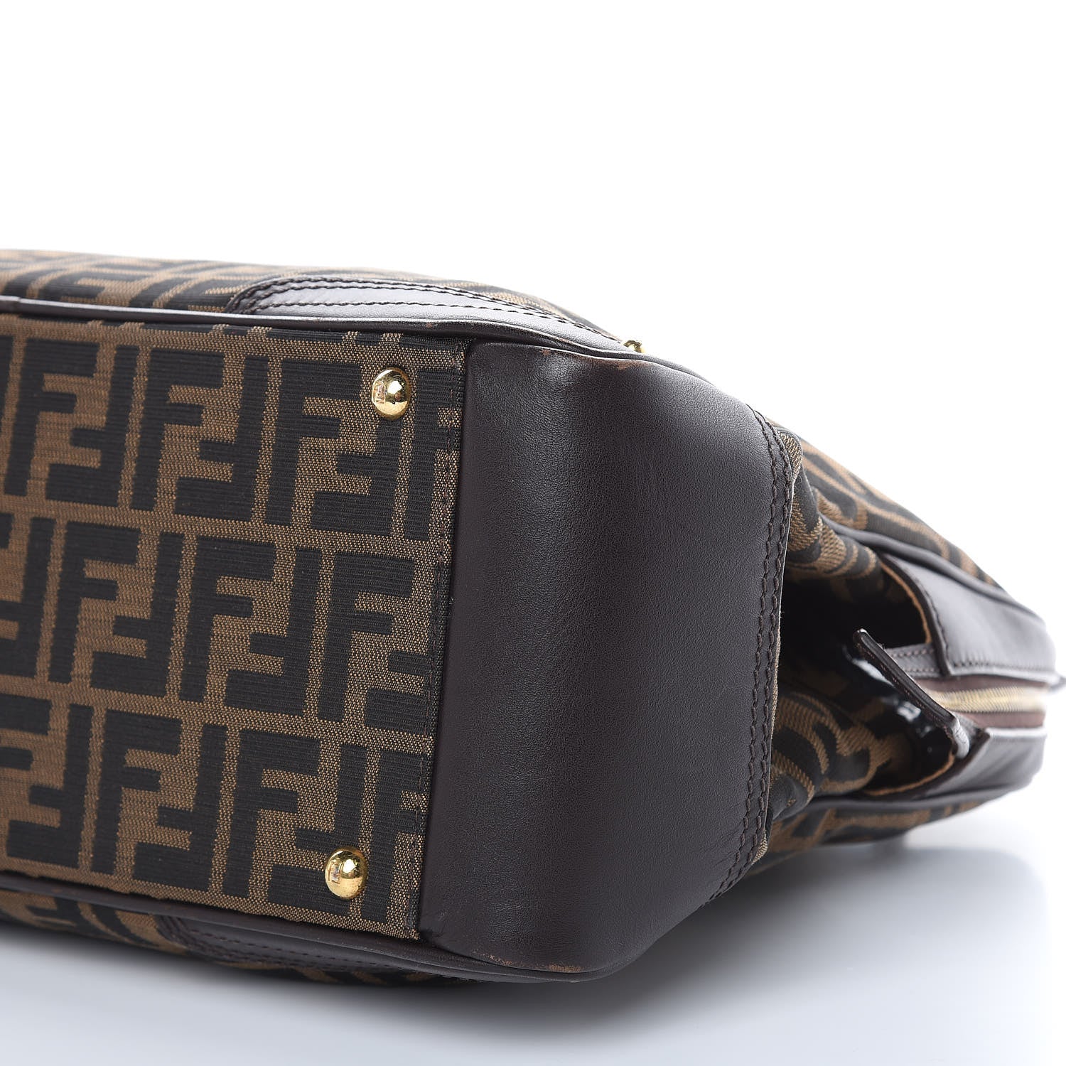 Fendi Zucca Satchel Tobacco 8 of 22