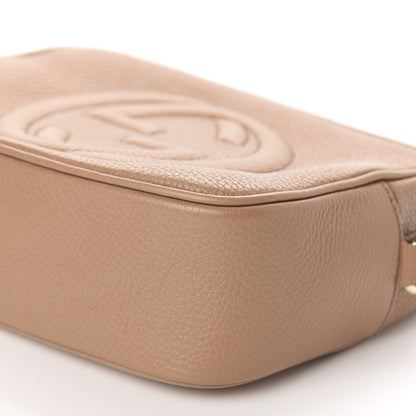 Gucci Pebbled Calfskin Small Soho Disco Bag Camelia 7 of 10