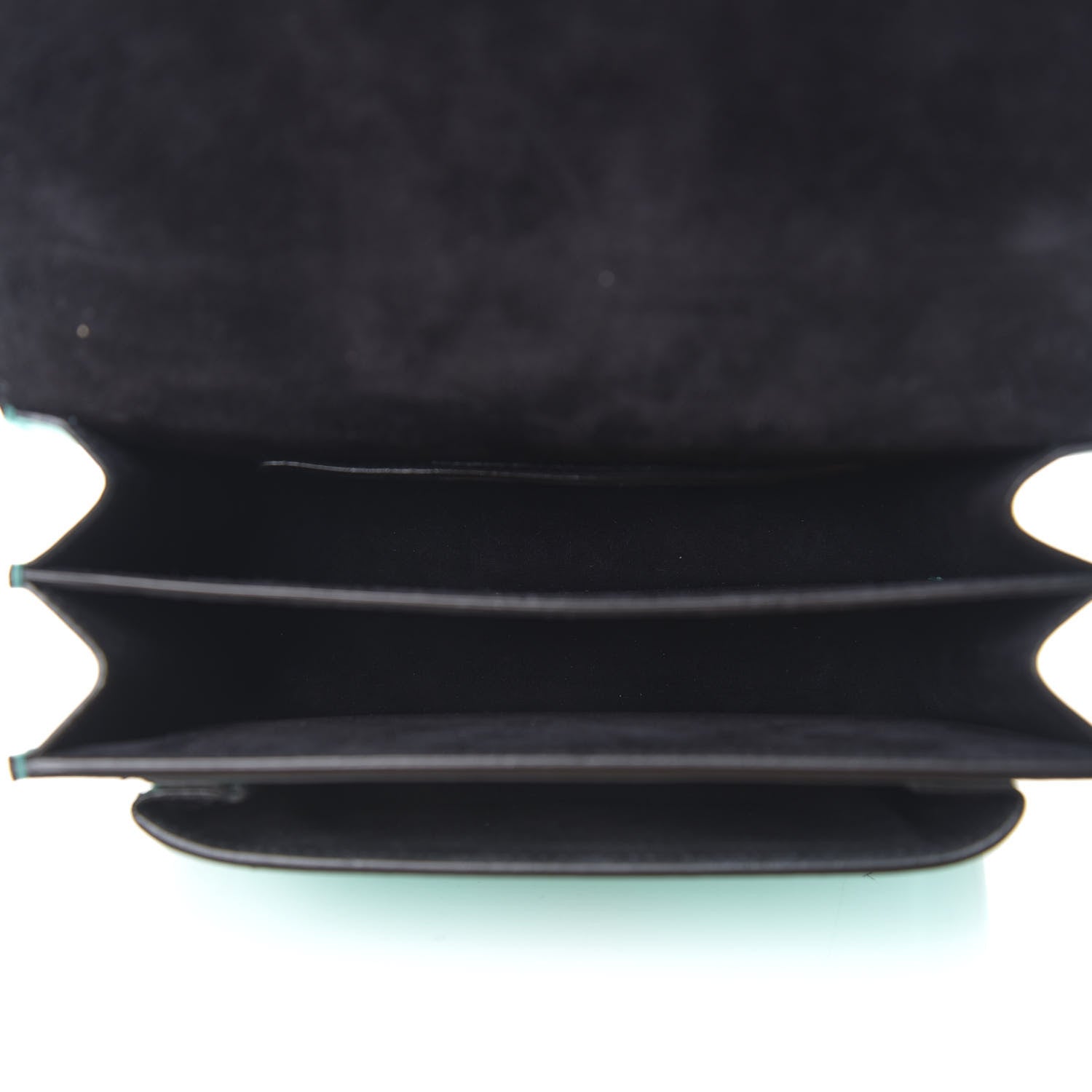Saint Laurent Metallic Calfskin Small Monogram Sunset Chlorophille 4 of 9