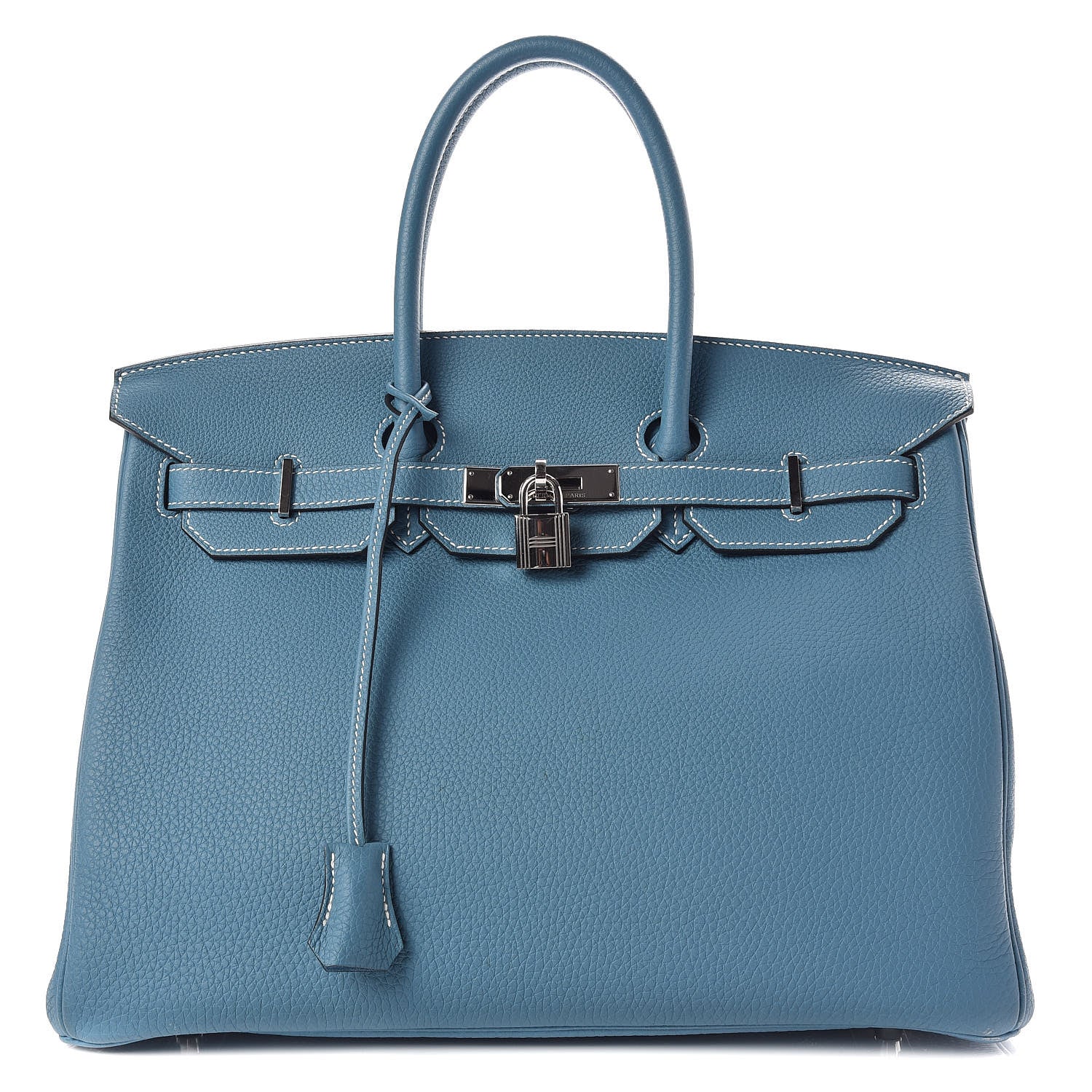 Hermes Togo Birkin 35 Blue Jean 1 of 36