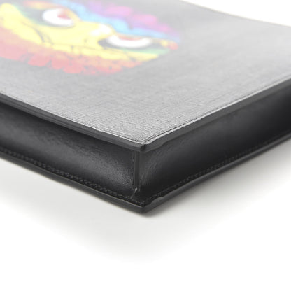 Gucci GG Supreme Monogram Rainbow Eagle Documents Holder Black Grey Multicolor 10 of 10