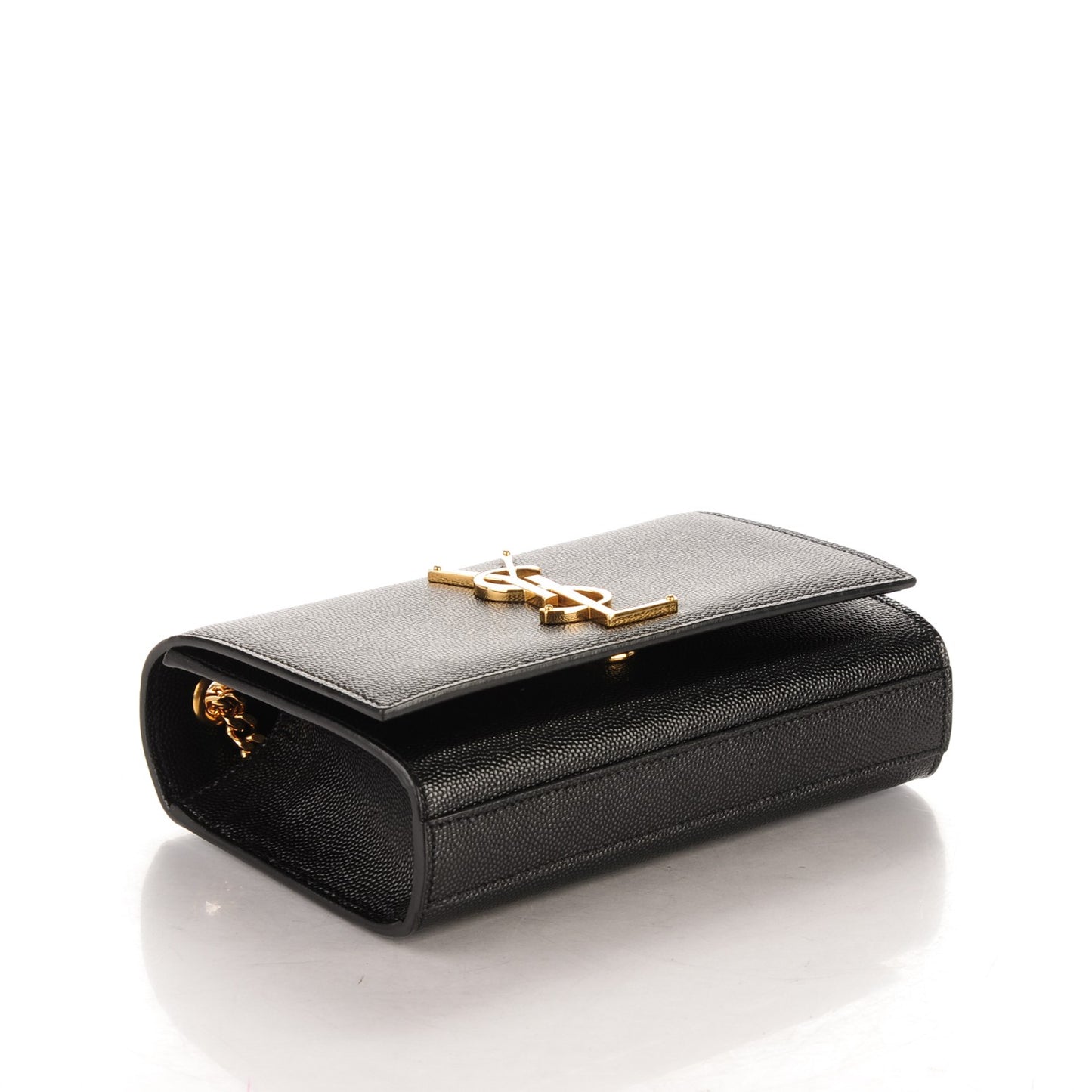 Grain De Poudre Small Monogram Kate Satchel Black