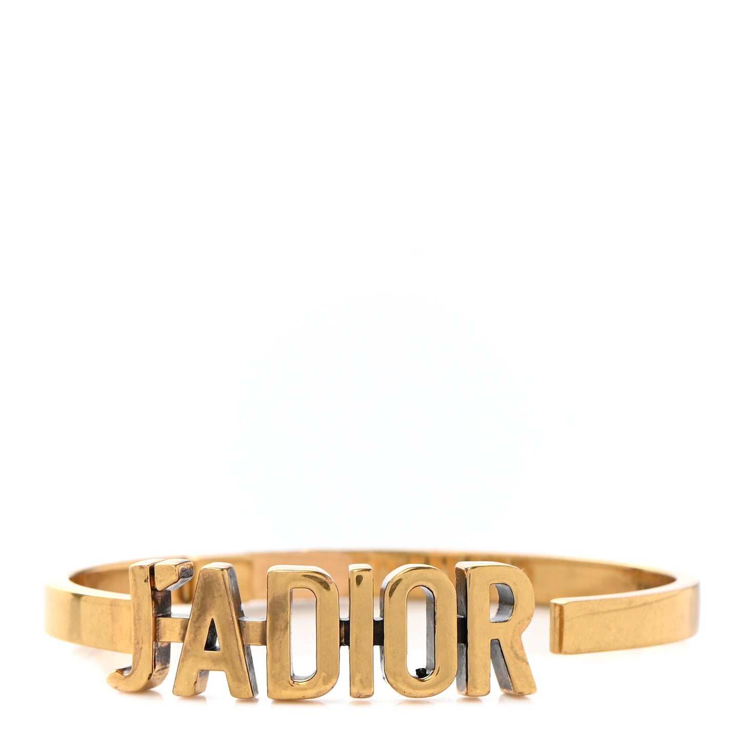 Metal J'Adior Bracelet Cuff Gold