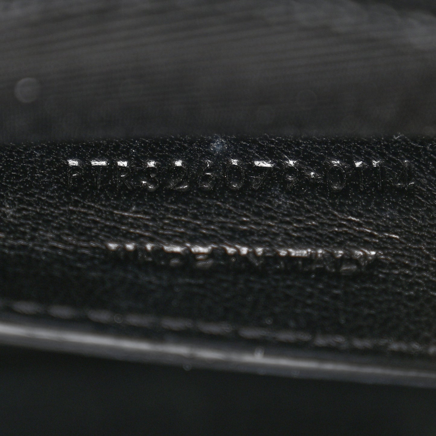 Grain De Poudre Monogram Cassandre Clutch Black