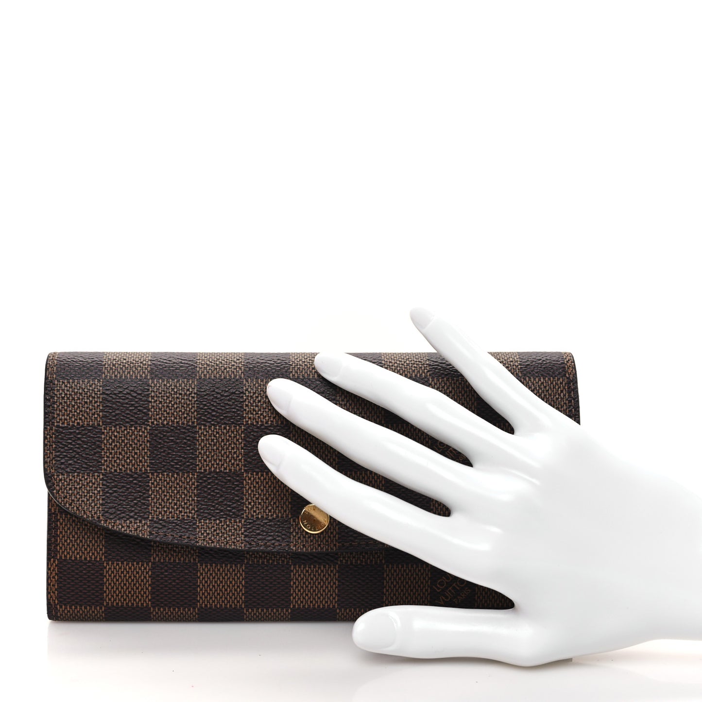 Damier Ebene Emilie Wallet Rose Ballerine