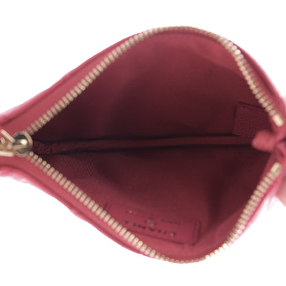 Chanel Caviar Quilted Small Cosmetic Case Dark Pink 5 of 7