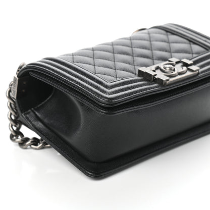 Chanel Caviar Quilted Small Boy Flap Black 6 of 9