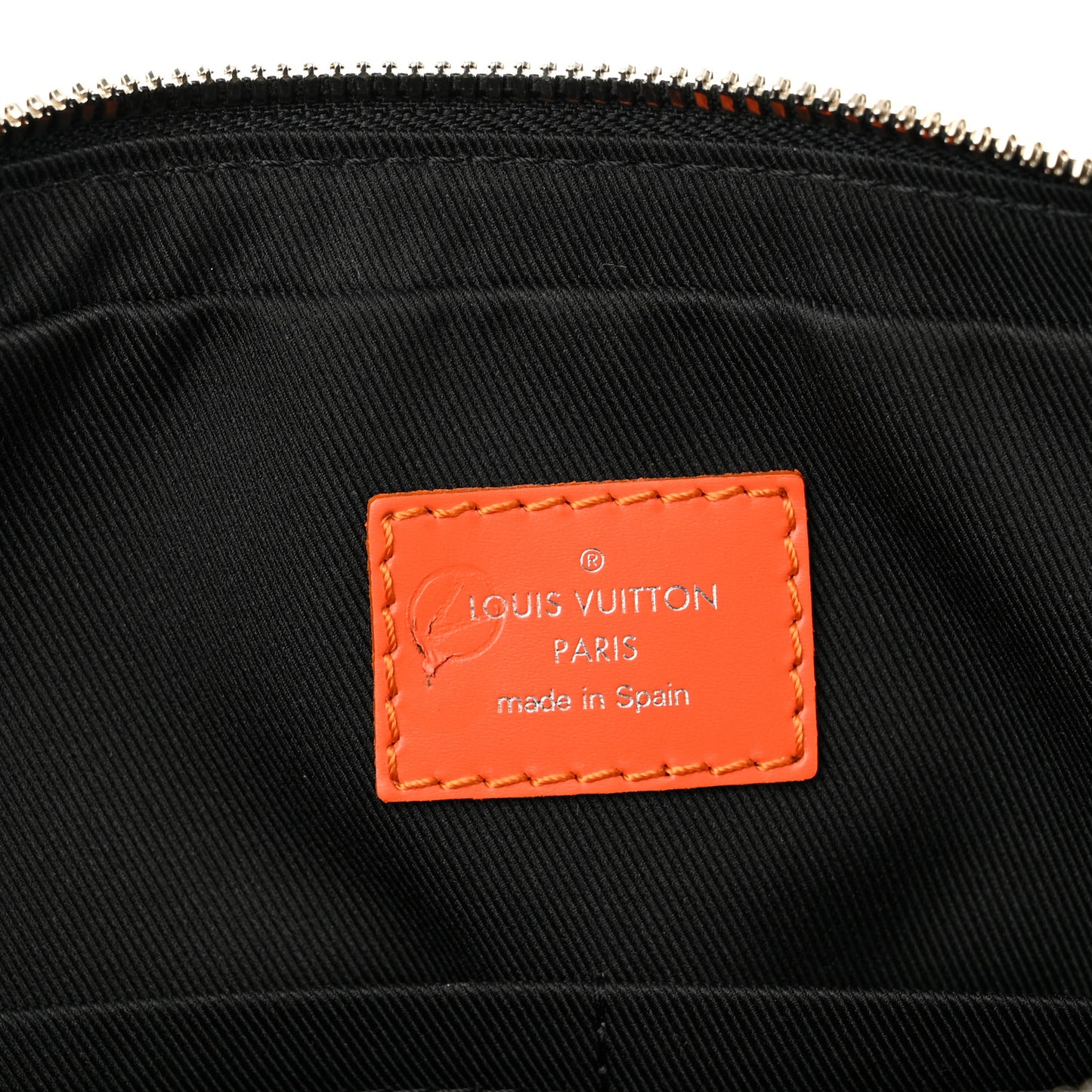 Giant Damier Graphite Alpha Messenger Bag Orange