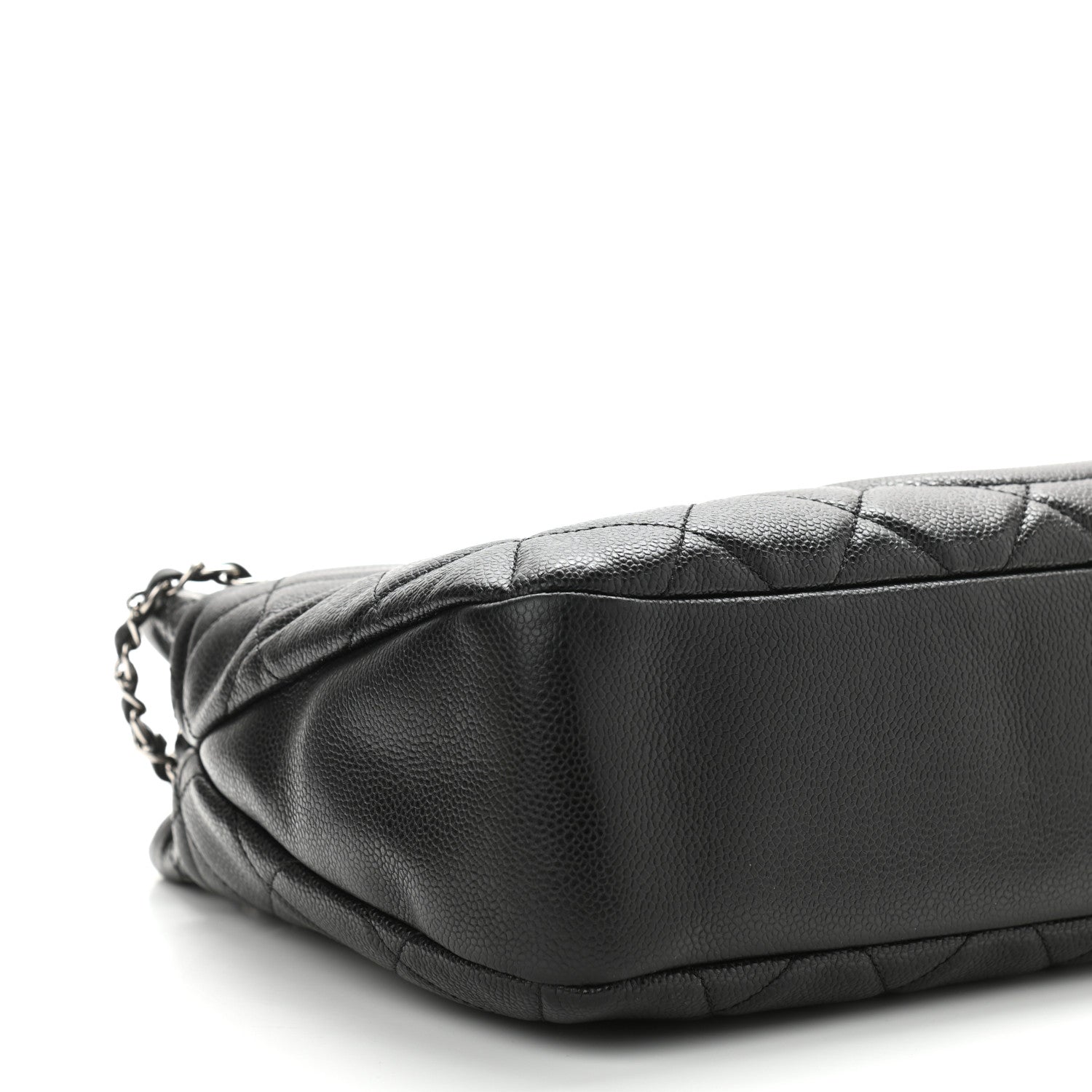 Chanel Caviar Quilted CC Timeless Soft Tote Black 9 of 10