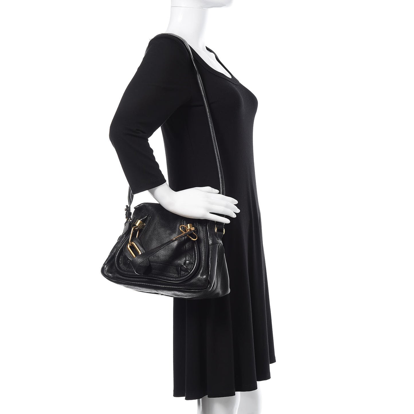 Calfskin Small Paraty Black