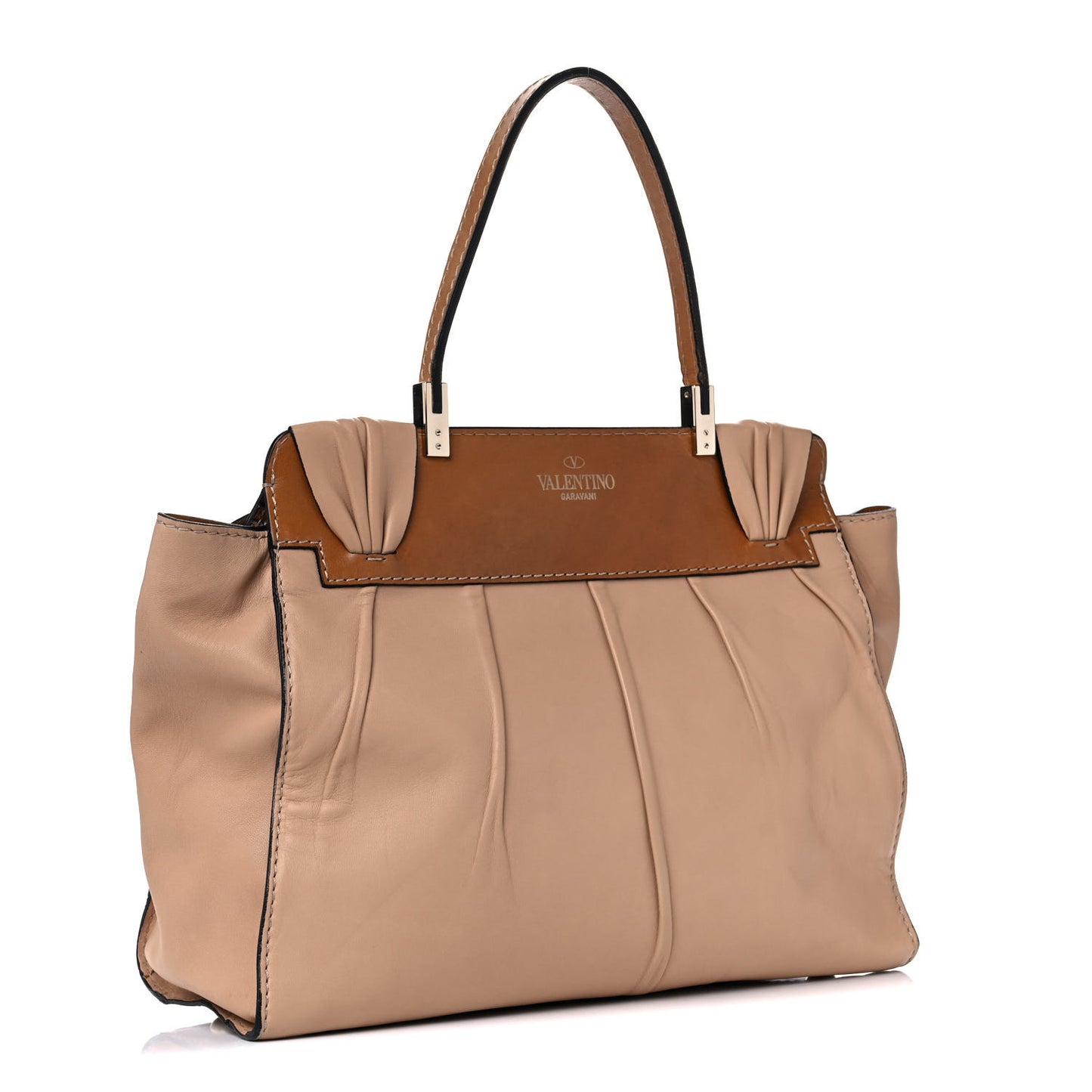 Nappa Large Aphrodite Bow Satchel Taupe