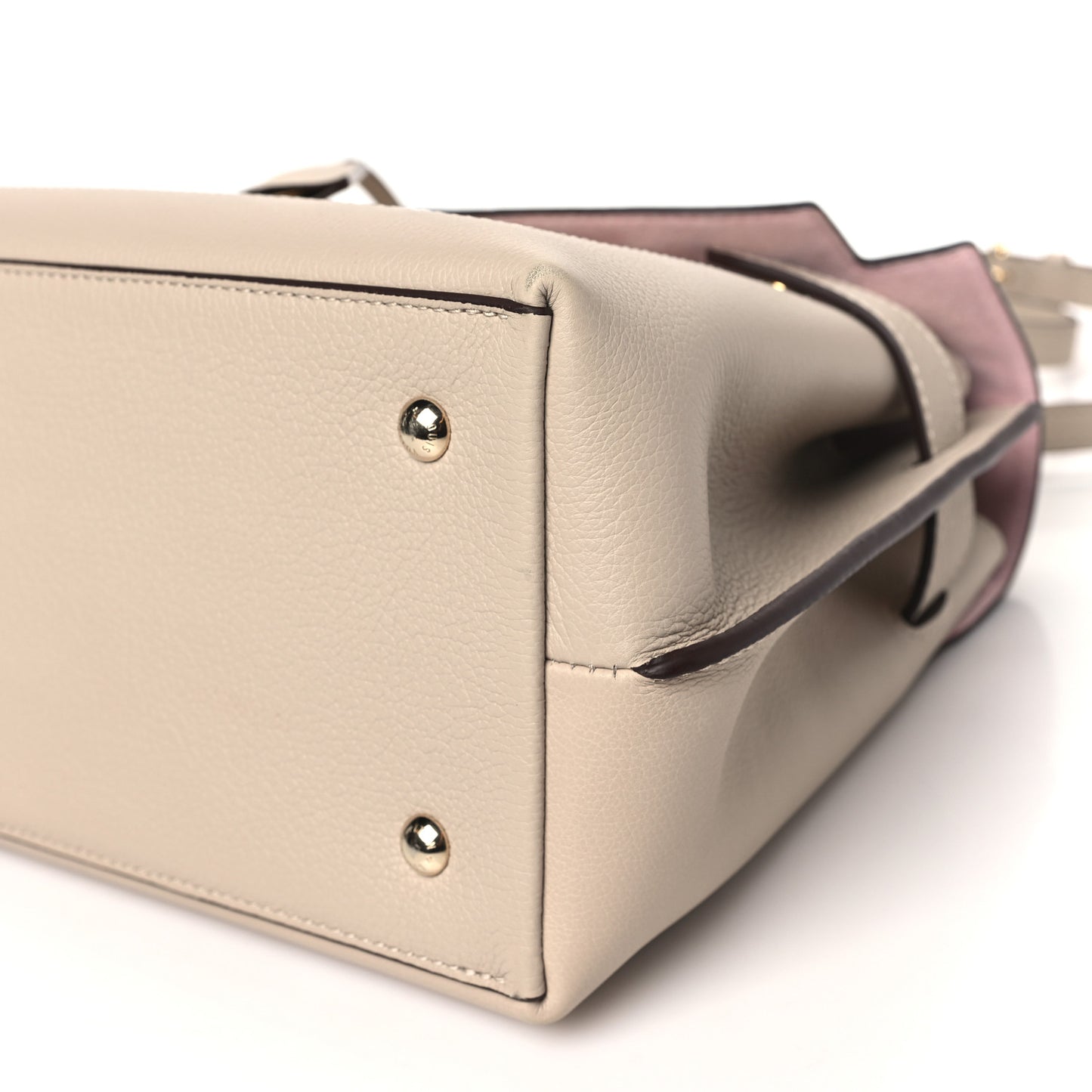 Soft Calfskin Lockme Ever MM Greige