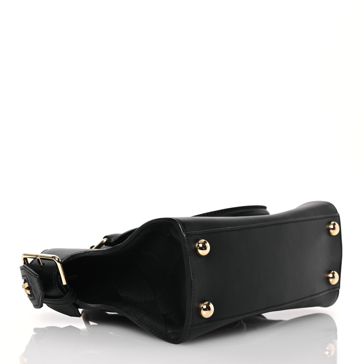 Calfskin Small Clifton Bag Black