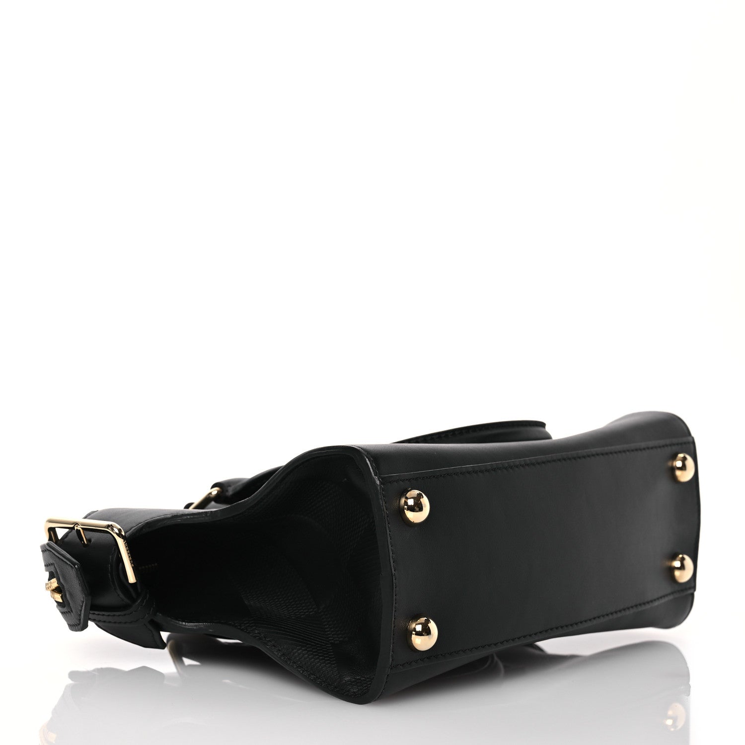 Burberry Calfskin Small Clifton Bag Black 4 of 15